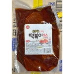 진미식품 우리쌀 떡볶이 소스 2kg 양념 : YP바른상회