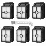 Dhoua 6 팩 모두 및 1785 포함됩니다 습식 Cr W Pet 필터 1866 교체가 건조 Max를 하나의 2551 e 2554 교체 위한 2306 청소기에 진공... 