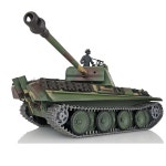 TOUCAN RC HOBY 헝롱 1/16 스케일 7.0 업그레이드된 독일 팬서 G RTR RC 탱크 3879 금속 트랙 : 트러스트셀렉트