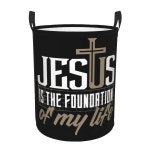 예수 성경 접이식 세탁 바구니 더러운 옷 홈 주최자 어린이를위한 대형 : 바잉셀렉트