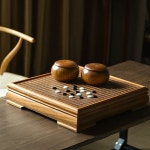 바둑판 게임 접이식 어르신 원목 시합 장기 기원 바둑 테이블 체스판+체스항아리+일방적인구름 : 한옴무역
