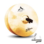 Zildjian A0767 20인치 클래식 오케스트라 선택 매체 라이트 페어 핸드 심벌즈와 ZKEY : 핫딜월드2