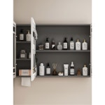 화장실 선반장 상부장 56cm 정리함 거울 선반 욕실 1 아이보리 40CM원호일반경장+티슈입구 수건 캐비닛 1 아이보리:40CM원호일반경장... 