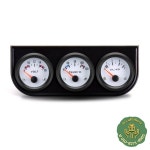 52mm 자동차 트리플 게이지 전압계 수온 (섭씨) 오일 압력 센서가있는 3 in 1 : 얼리커넥트