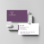 부드러운 색감과 모던한 구성이 돋보이는 명함디자인 한의원명함 한방병원명함 : 자루디자인