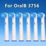 Oral B 3756 교체 칫솔 헤드 용 4/8/12/16PCS 소닉 전기 진공 DuPon 부드러운 강모 브러시 : TokTok몰
