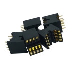 8핀 IC 테스트 어댑터, DIP-8 소켓, 2.54mm 피치(5Pcs) 소켓 플라스틱, 5Pcs 8Pin : 마일럭스