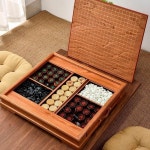 기원용테이블 바둑연습 고급 원목 대국 바둑판 오목판 취미 경로당 : 랑팡샵