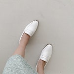 [G3846] 클래식 라인 페니로퍼 블랙/화이트/브라운 데일리 정장 캐주얼 겸용 슈즈 : 새로이클라쓰