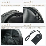 [Joya] 방수 가죽 배낭 비즈니스 가방 BLACK J4832 : Zakya-style