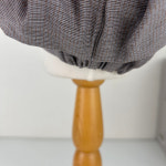 중년여성 고급 자수 플라워 린넨 혼방 사계절 비니 모자 BDNAS-H2509 : 플러스모자