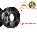 휠및타이어패키지 티즈 포 아우디 A4 B8 PCD 5X112 66.6 M14X1.5 단조 알루미늄 블랙 휠 스페이서 허브 어댑터 1개 : 오토크래프트 Zone
