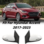 현대 엑센트 2017-2023 자동차 부품 전동 라이트 내장 열선 접이식 미러 미포함 어셈블리 87610-H6430 : 와이즈셀렉트