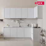 에넥스 E0 오로라 시스템 주방 가구 싱크대 3m 보르떼 맞춤 리모델링 교체 시공 : 에넥스하우징
