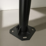 3m 국산 CCTV 폴대 태양광 가로등 기둥 3미터 4인치 지주대 아파트 공원 T형 : 신성나라