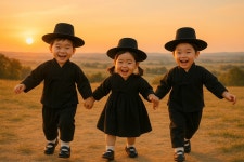 북유럽 달빛 한복 남아 설 추석 돌 유아 블랙 개량 생활 형제 가을 남매 5세 어린이집 : 꿈가득옷장