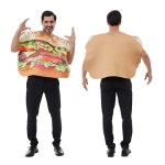 코스튬 퍼니 치킨 미국 똥 햄버거 스타일 할로윈 A타입 : 유에스글로벌