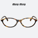 미우미우 안경 MIUMIU 0MU09XVF VAU1O1 오벌 호피 뿔테 : 세컨아이즈