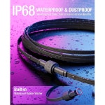 고비 영구 실외등 프로용 16피트 연장 케이블 데크 조명 IP68 방수 코드 H705D H705E H705F H706A H706B H706C H7067 H7068 H7069와... 