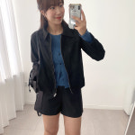 틸다 스웨이드 카라 자켓 A0858 : 어썸하비