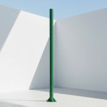 3m 국산 CCTV 폴대 태양광 가로등 기둥 3미터 4인치 지주대 아파트 공원 T형 : 신성나라