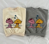 가을 꿈돌이 맨투맨 긴팔 레트로 추억 맘커플 유아 아동 키즈 공용 아기 베베 : 리꼬벨로