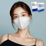 클린손케어 새부리형  KF94마스크 대형 50매입, 2개(100매), 화이트 : 클린손케어