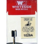 화이트사이드 라우터 비트 1029A 스트레이트 비트, 23/32인치 절단 직경 및 3/4인치 절단 길이 : 셀베타