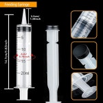산업 과학 실험실 축산업에 한 15팩 20ml 플라스틱 공급 개별 포장 밀봉 측정용 액체 60ml 16ga 12pa : 루나리아0