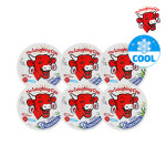 래핑카우 오리지널 세모포션 (8입) / 와인안주 크림치즈 포션치즈 플레인 120g, 6개 : 벨코리아 공식 스토어