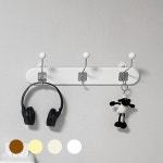 무타공 벽행거 가방걸이 부착 벽고정 고정식행거 코트랙 3구 : 아워버셜 OURVERSAL