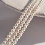 미니 천연 담수 베이비 진주 2mm 2.5mm 3mm 초커 실버장식 목걸이 : 금부치주얼리