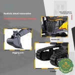 2.4ghz Rc 원격 제어 자동차 1:14 합금 굴삭기 1592 대형 엔지니어링 차량 시뮬레이션 장난감 어린이 선물 : 올라인커넥트