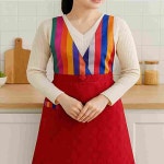 색동앞치마 한복앞치마 H형 전통 한국 외국인 찻집 명절 요식업 : 투엠상회