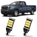 XFLHEHD 2PCS 시에라 LED 후진등, 2014-2025 GMC 1500 2500 3500 HD, 6500K 화이트 슈퍼 브라이트 업 조명 교체, 2835 45-SMD 칩셋... 