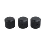 가이커 3Pcs 황동 전위차계 제어 노브(6mm(0 24인치) 다이아 축 포트 일렉트릭 기타 또는 정밀 베이스용 너들 볼륨 튜닝 오디오 노브 교체 CNC... 