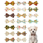 PET SHOW 18 그루밍 액세서리 칼라 고양이 나비 파티 작은 개 넥타이 가능한 팩 강아지 애완동물 중간 모듬 조절 가을 벌크 호박 생일... 
