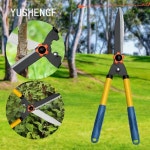 정원 및 잔디 관리용 고강도 강철 가위 1개 - 마당 유지 적합한 인체공학적 디자인 : 설레임store