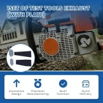 Ciuiient 0000858106 및 000085810 테스트 도구 배기(플레이트 포함) Stihl 024, 026, 028, MS260, 034AV, 036, MS360용 UP : 블루버드2
