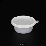 원형죽용기 중350ML 뚜껑포함 600개 죽배달용기 : 쿡짱