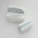 오티움 핸드메이드 극세사 화장품 파우치 휴대용 비상약 화이트 small : Otium 오티움