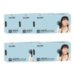 빌리빈 김민경 니트릴 장갑 M(중형), 블랙, 5개 : 주식회사 빌리브