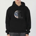 [아우라큐] 쭈리/기모 일자후드 H2505 후드티셔츠 남여공용 빅사이즈 반달 : 아우라큐