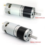 [누리공구] 고토크 브러시 유성 기어 모터 12V/24V DC 강력한 전력 저소음 전기 박스 로봇/산업 자동화/Diy : 재윤상사19