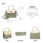 스칼튼 퀼트 크로스바디 사첼, 체인 스트랩 숄더백, 가죽 미니 핸드백, H2065 : 에딘버러1