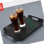 쟁반 손잡이형 과일 논슬립 업소용 PC방 : 허니헬시