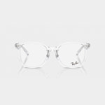 레이밴 투명 안경테 RX5424D 2001 아시안핏 남녀공용 빅사이즈 가벼운 뿔테 : 안경천재