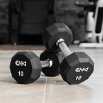 씨앤케이 10각 우레탄 아령 덤벨 20kg, 1개 : 씨앤케이