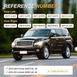 Infiniti QX80 2013-2023용 유압 장착 후방 에어 쇼크 업소버, QX56 2010-2013용 쌍 스트럿 어셈블리는 56211-1LA4A, E6211-1LA7A... 