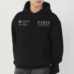 [아우라큐] 쭈리/기모 일자후드 H2524 후드티셔츠 남여공용 빅사이즈 파리글자 : 아우라큐